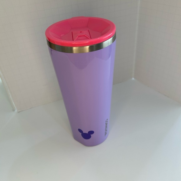 Discontinued Color “Lilac” Corkcicle 24oz. Tumbler with Neon Pink Lid - Picture 4 of 6